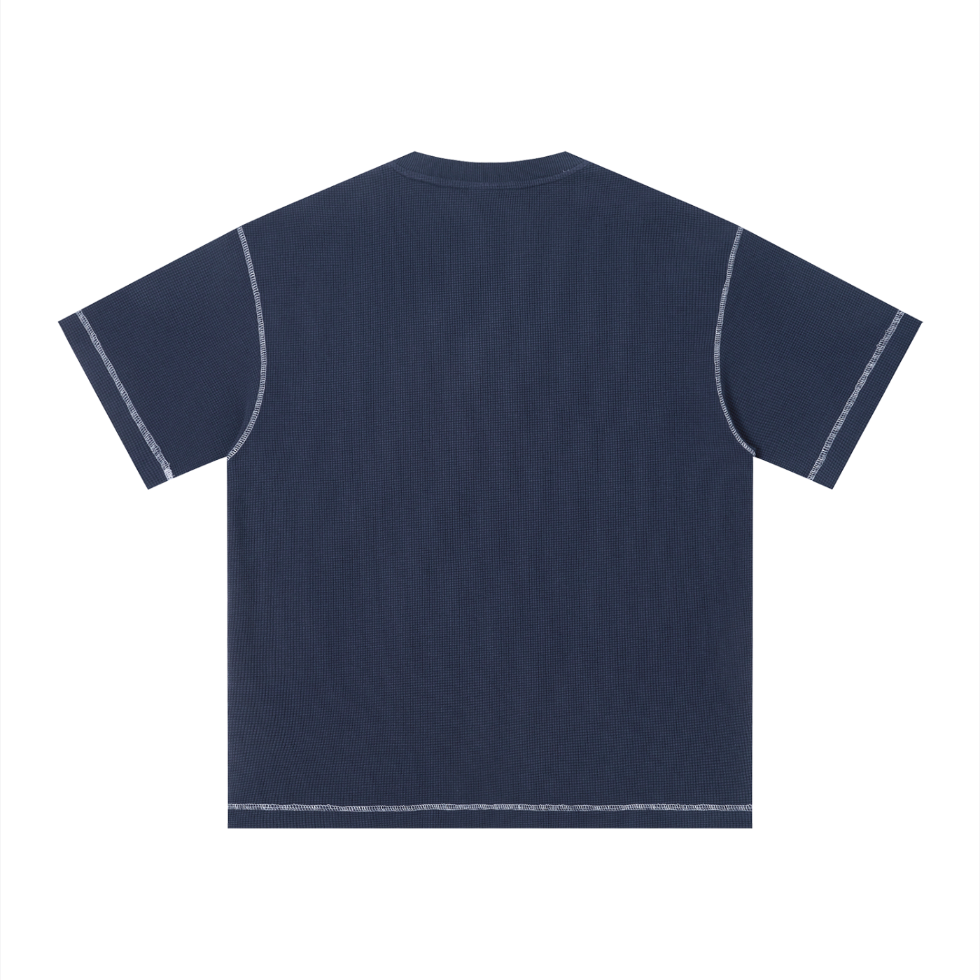 AMORAKI UNISEX SUNFADE WAFFLE BOXY TEE
