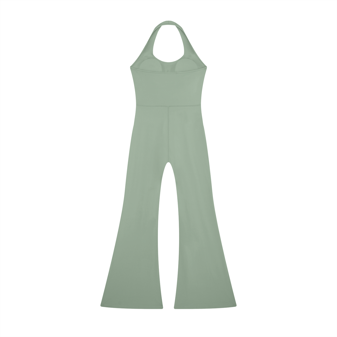 AMORAKI HALTER FLARED JUMPSUIT