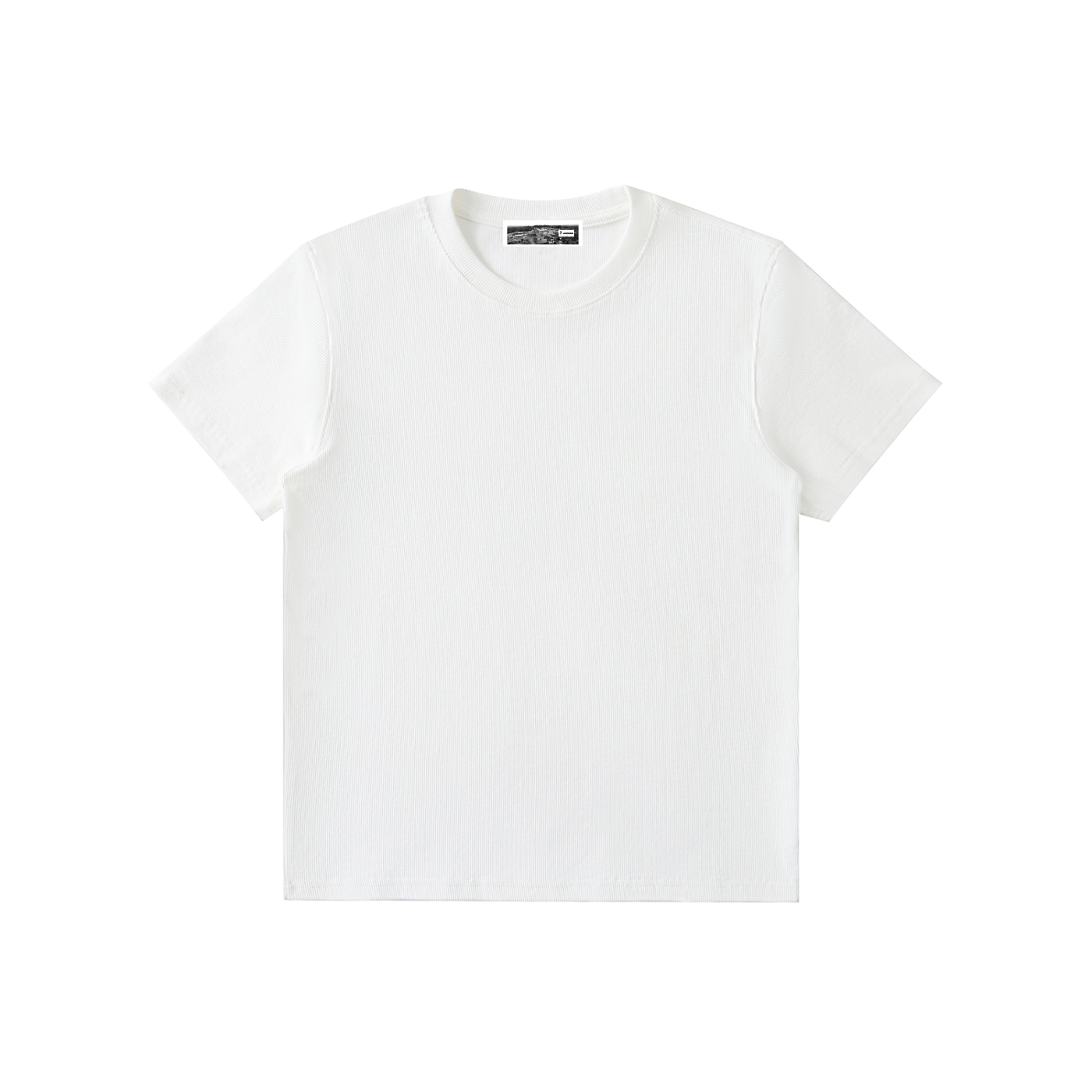 AMORAKI MEN'S RIBBED CROP TOP