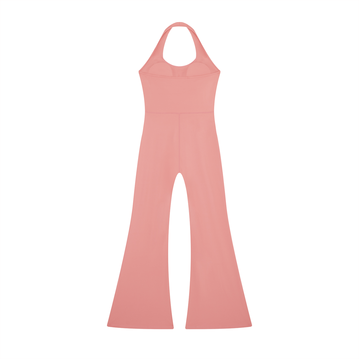 AMORAKI HALTER FLARED JUMPSUIT