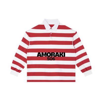 AMORAKI STRIPE POLO