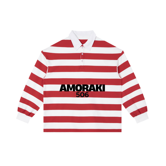 AMORAKI STRIPE POLO