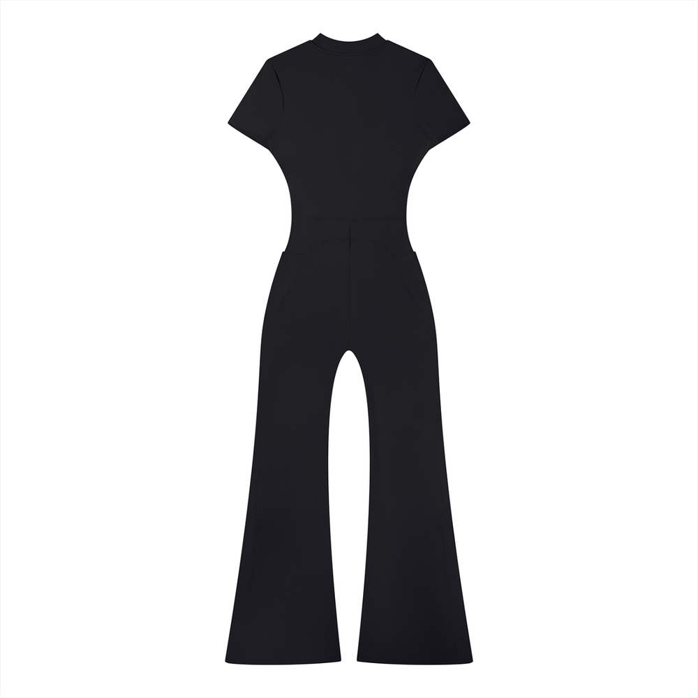 AMORAKI FLARED LEG JUMPSUIT