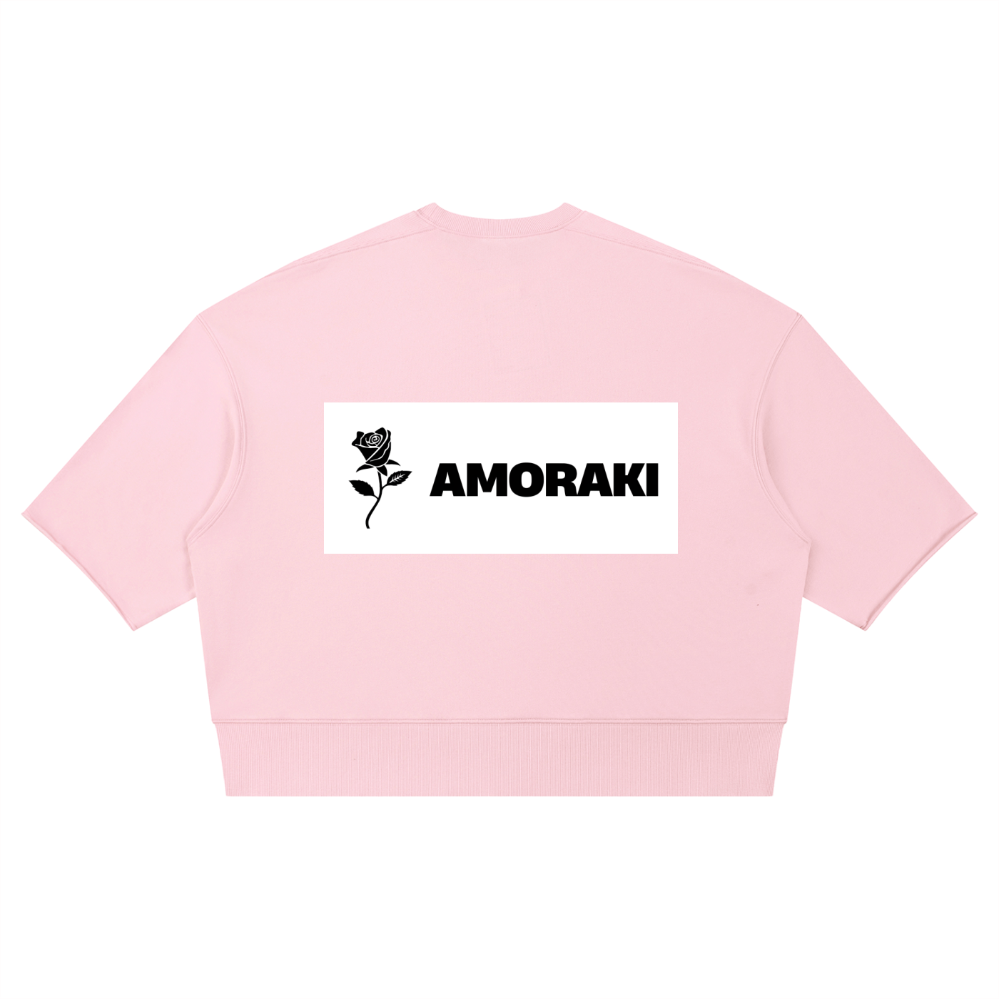 AMORAKI UNISEX MINERAL WASH BOXY TEE