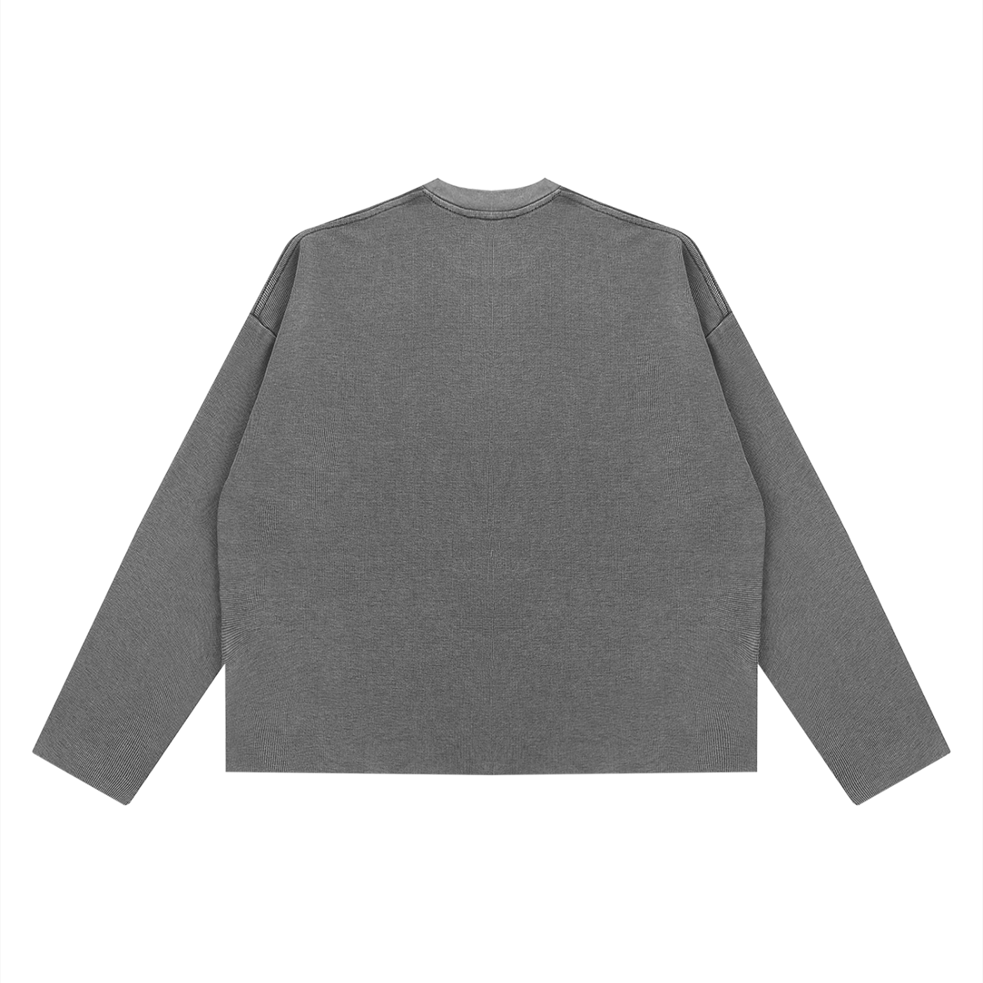 AMORAKI VINTAGE WASH WAFFLE BOXY TEE