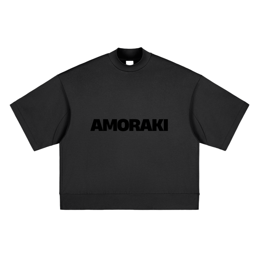 AMORAKI MOCK NECK TEE