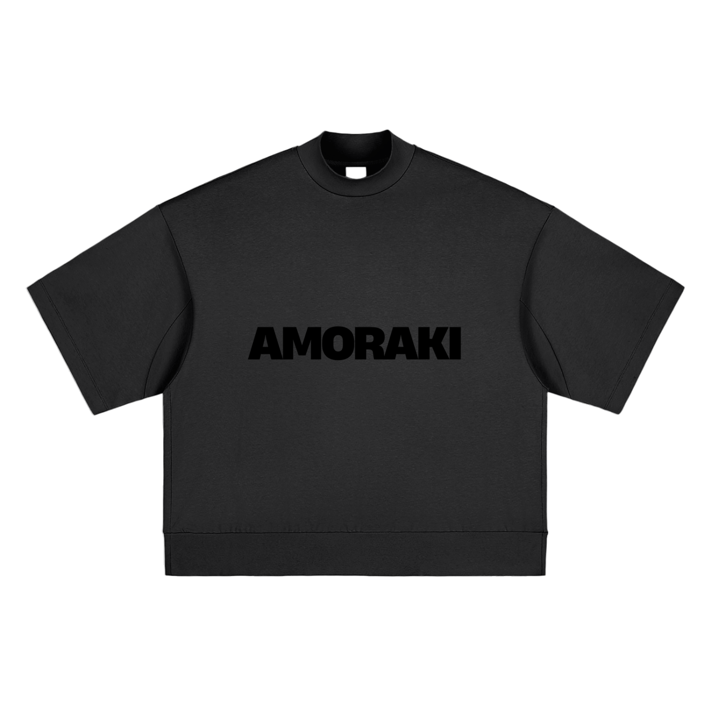 AMORAKI MOCK NECK TEE