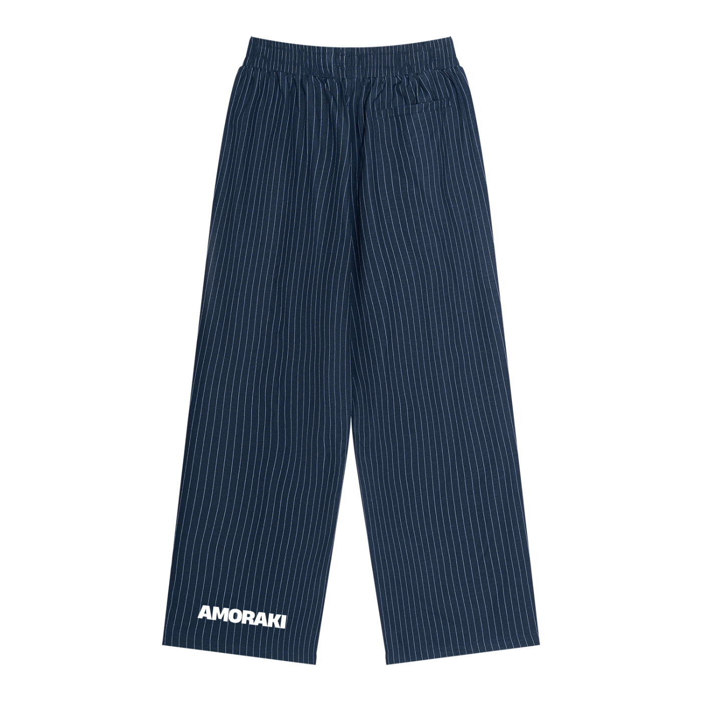 AMORAKI STRIPED PLEATED PANTS