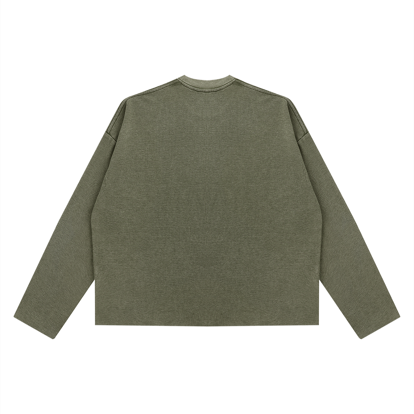 AMORAKI VINTAGE WASH WAFFLE BOXY TEE