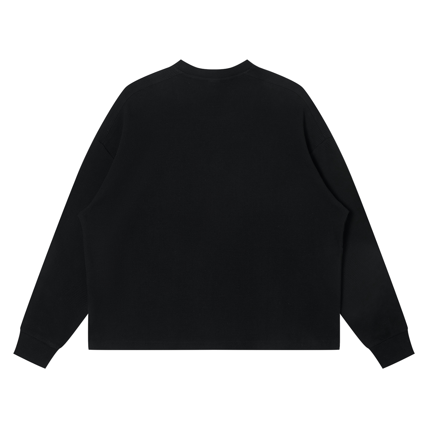 AMORAKI WAFFLE BOXY LONG SLEEVE