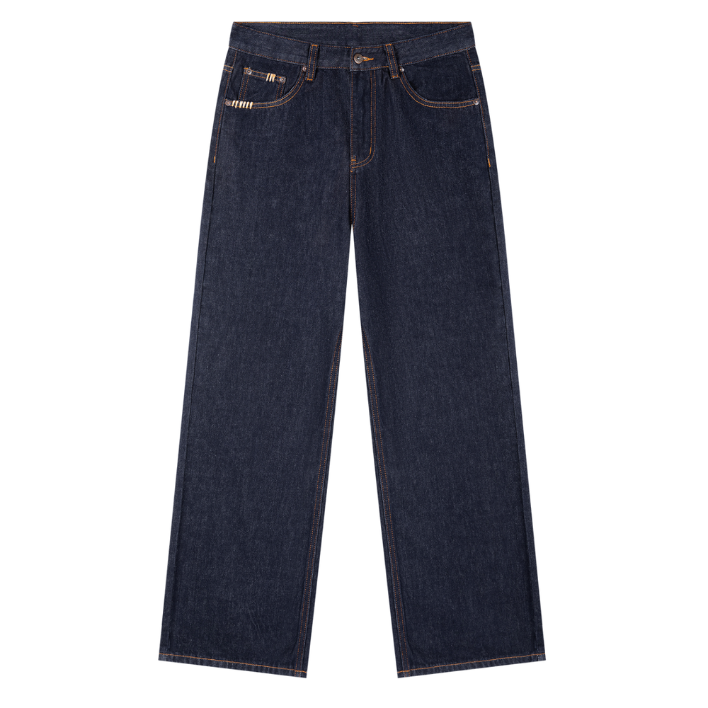 AMORAKI MEN'S STRAIGHT LEG RAW DENIM