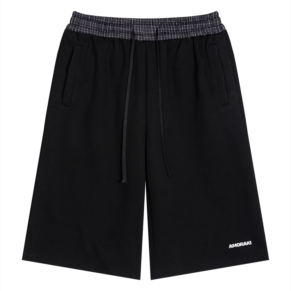 AMORAKI PLAID SHORTS
