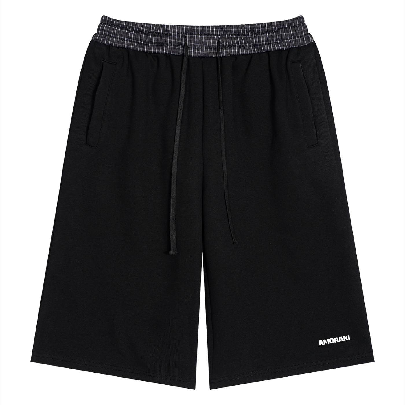 AMORAKI PLAID SHORTS