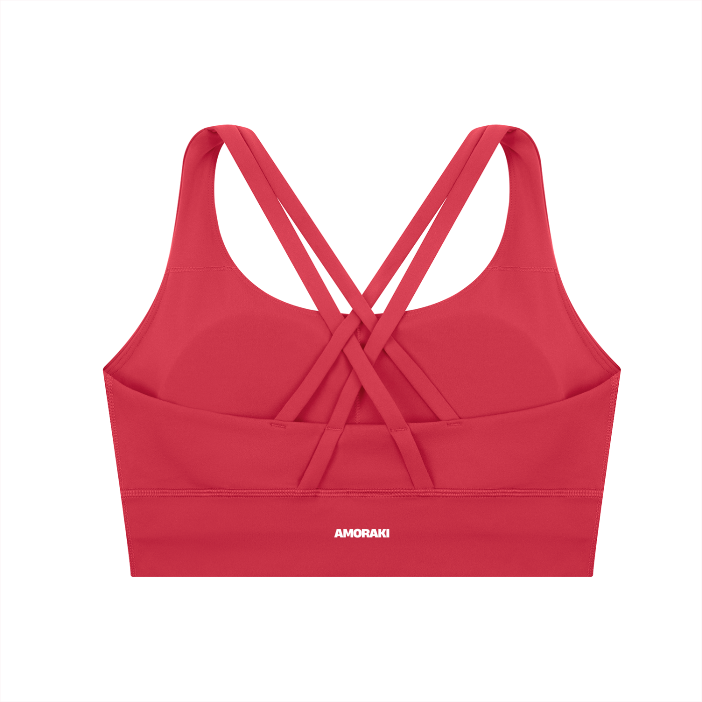 AMORAKI WOMEN'S CRISS-CROSS SPORTS BRA