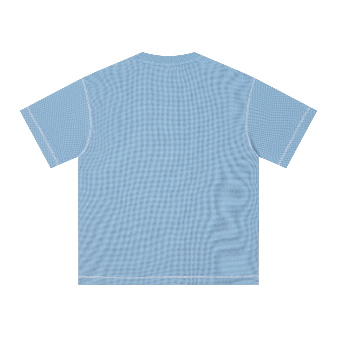 AMORAKI UNISEX SUNFADE WAFFLE BOXY TEE