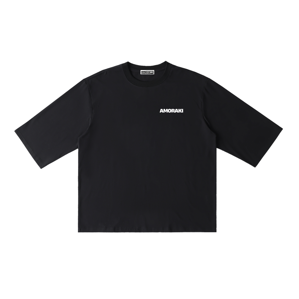 AMORAKI UNISEX ESSENTIAL HALF SLEEVE TEE