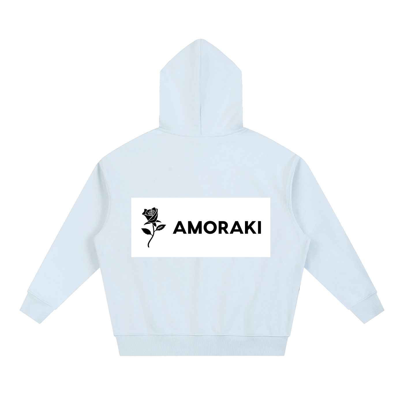 AMORAKI BACKSTAMP OVERSIZED HOODIE