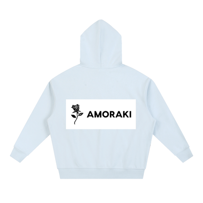 AMORAKI BACKSTAMP OVERSIZED HOODIE