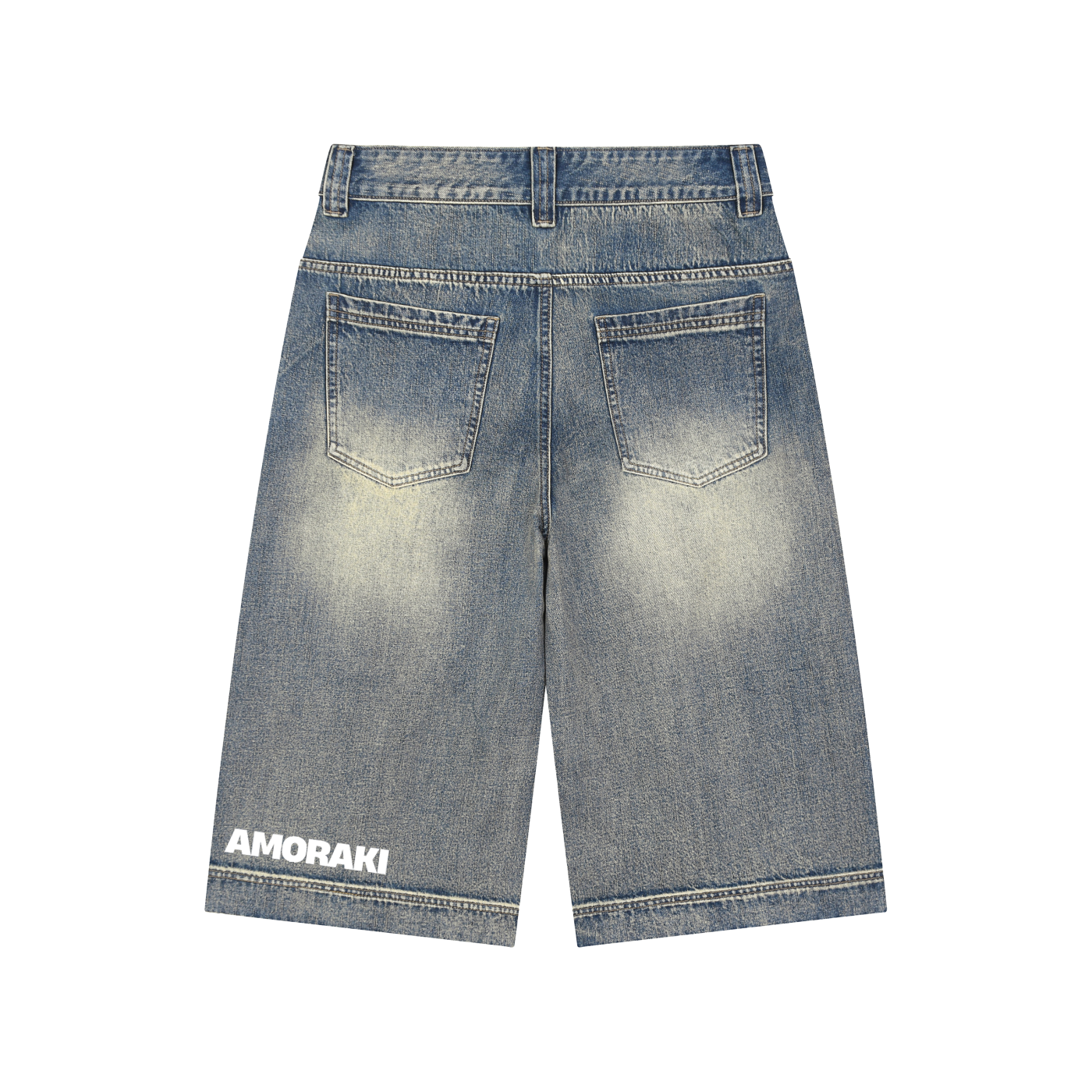 AMORAKI UNISEX VINTAGE WASH JORTS