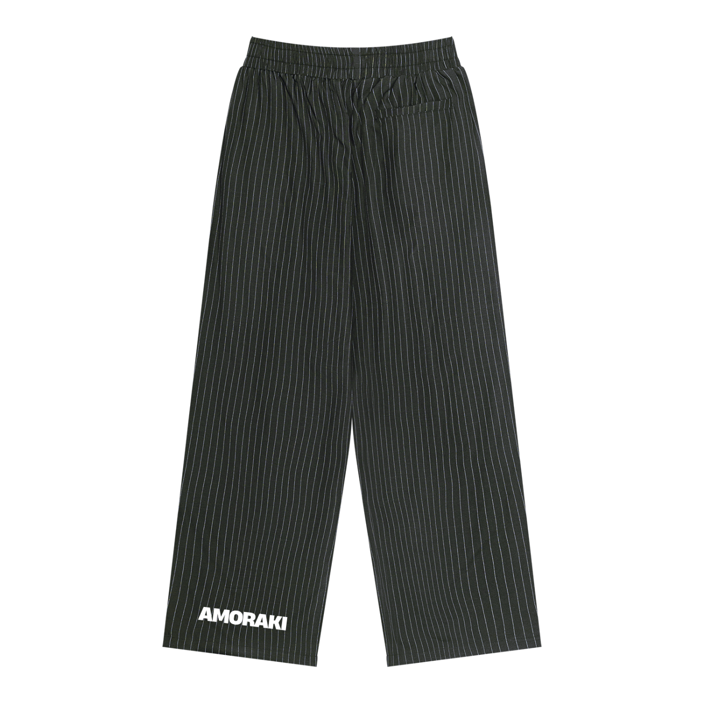 AMORAKI STRIPED PLEATED PANTS