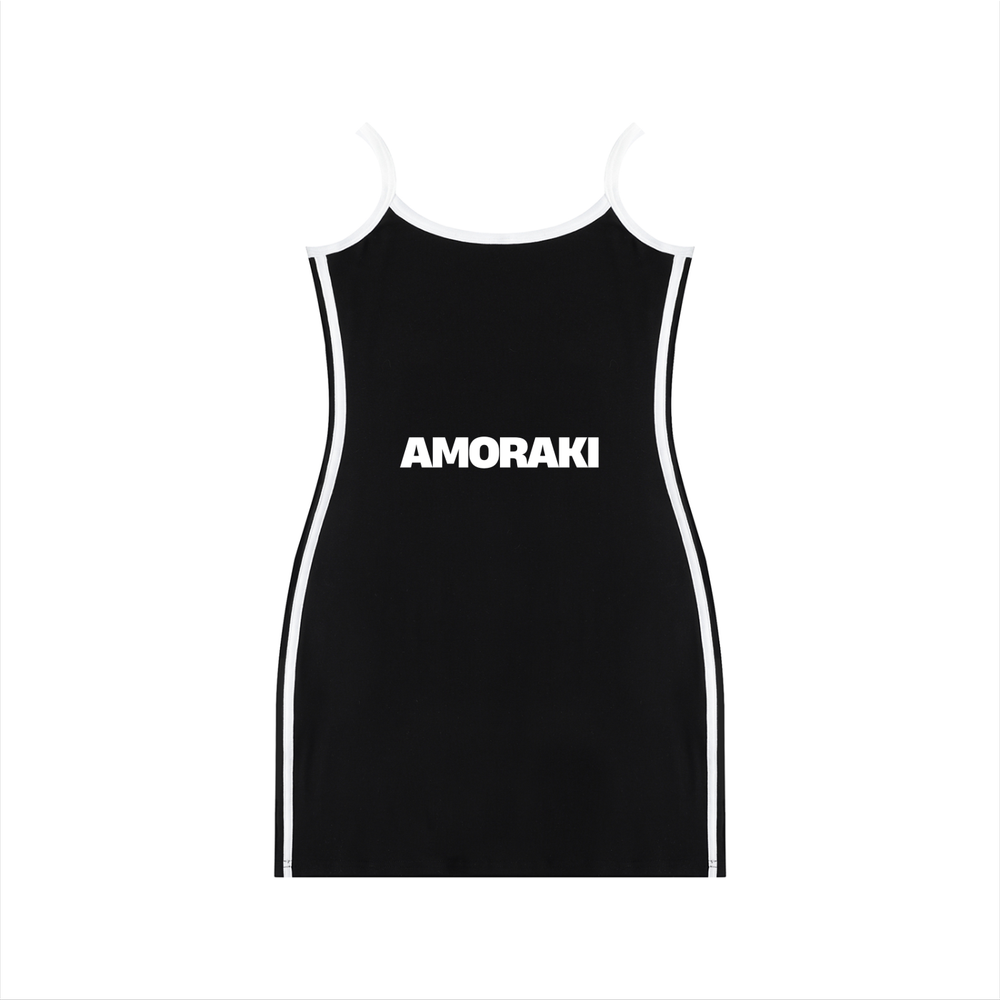 AMORAKI WOMEN'S COLOR BLOCK MINI DRESS