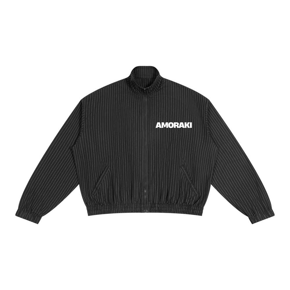 AMORAKI STRIPED TRACK JACKET