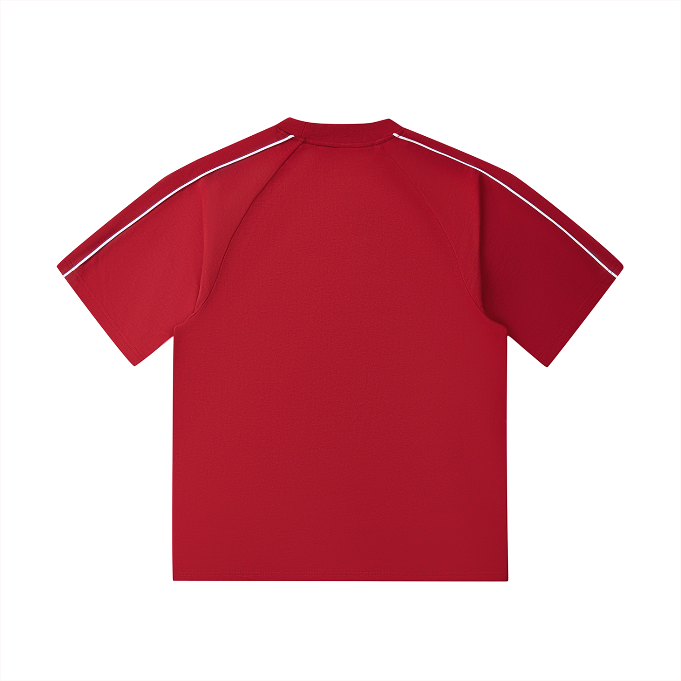 AMORAKI CONTRAST STITCH RAGLAN TEE