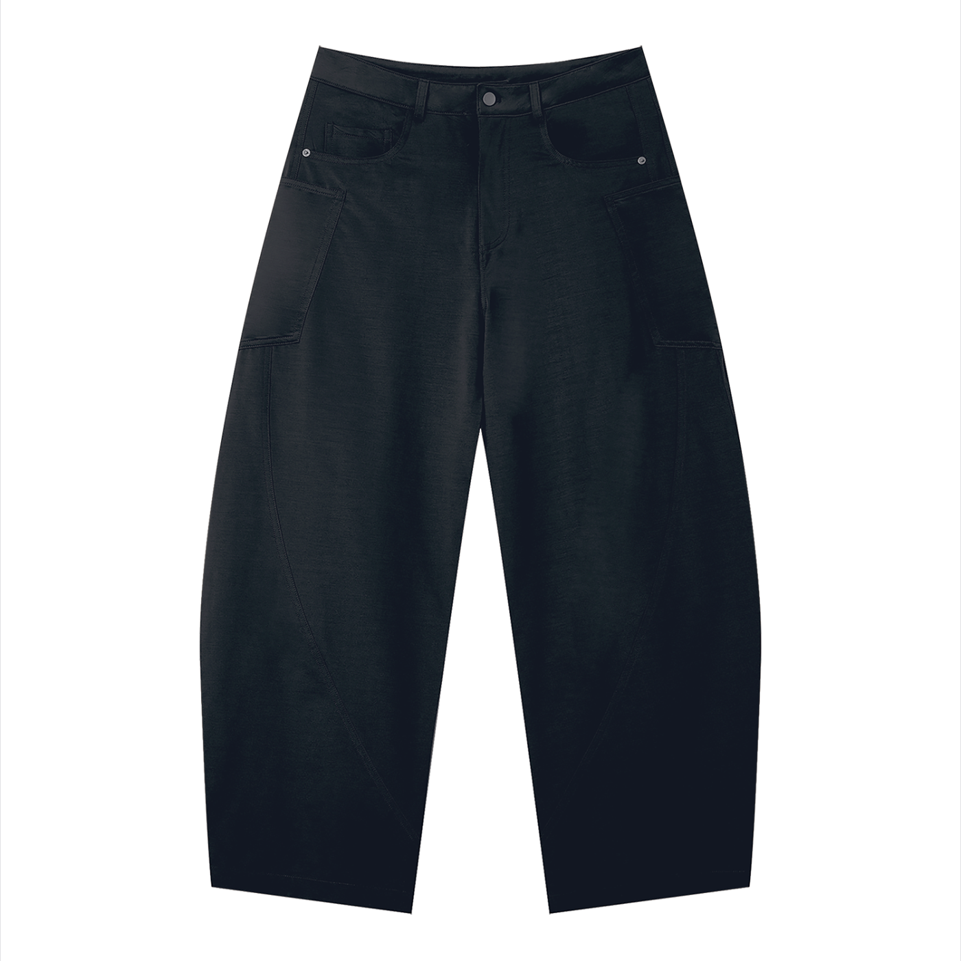 AMORAKI MEN'S STRUCTURED BARREL PANTS
