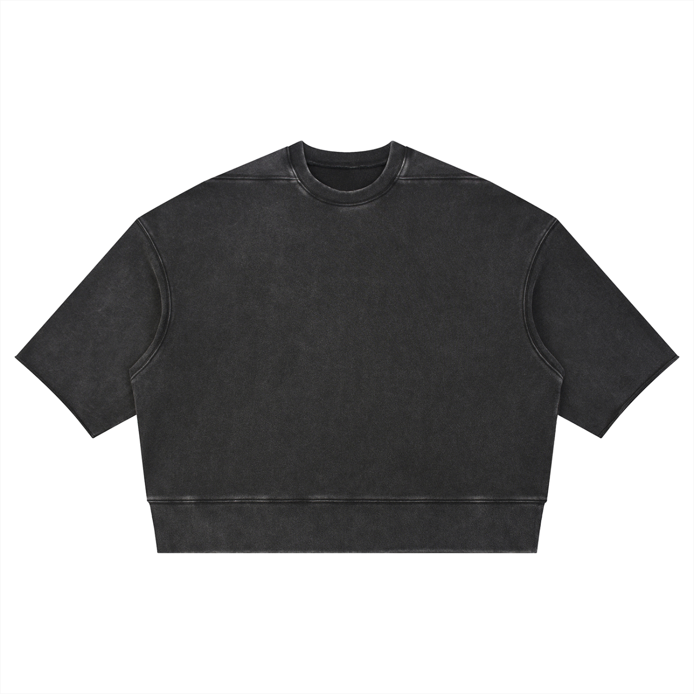 AMORAKI UNISEX MINERAL WASH BOXY TEE