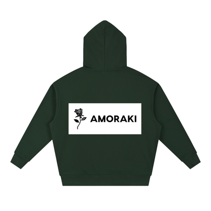 AMORAKI BACKSTAMP OVERSIZED HOODIE