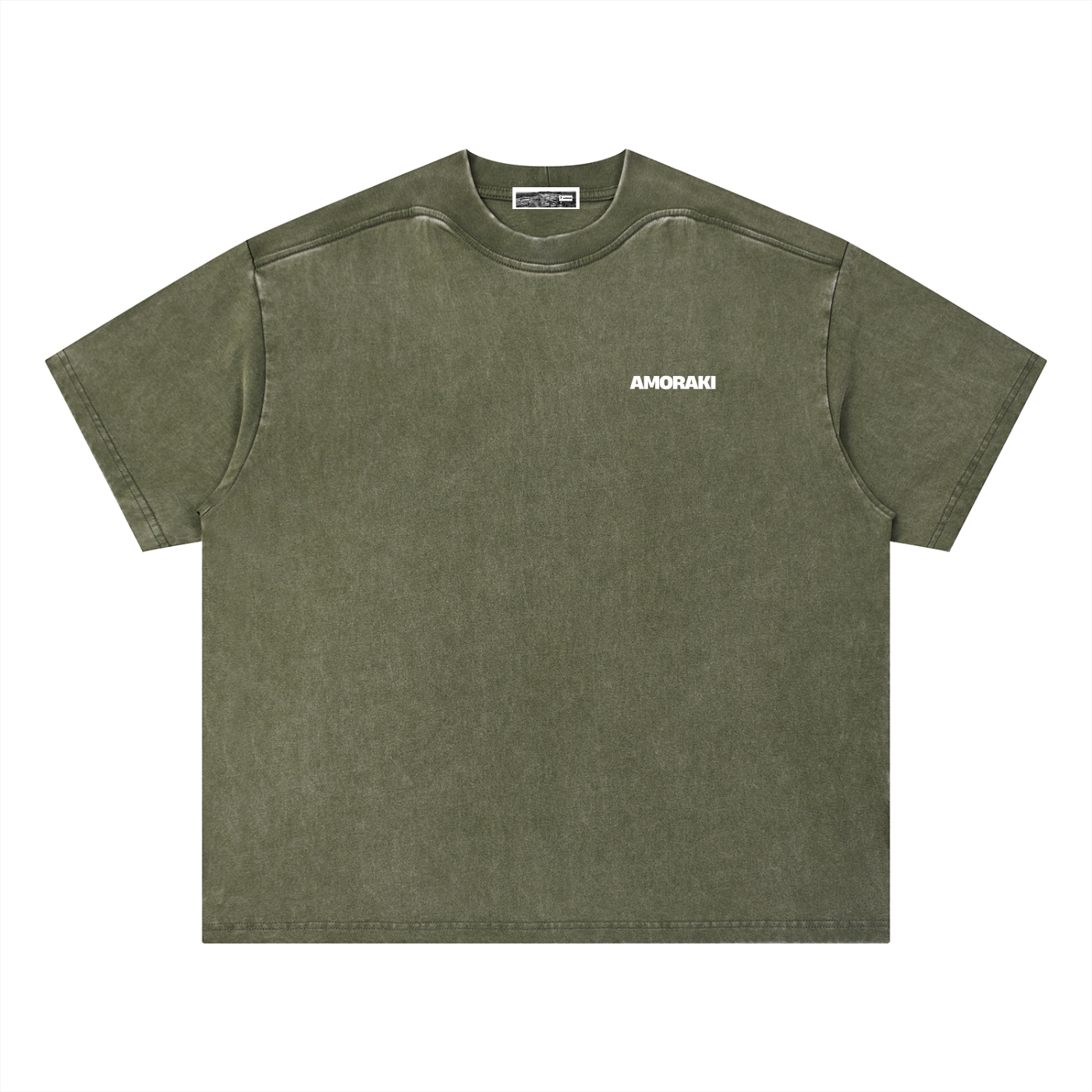AMORAKI VINTAGE WASH BOXY TEE