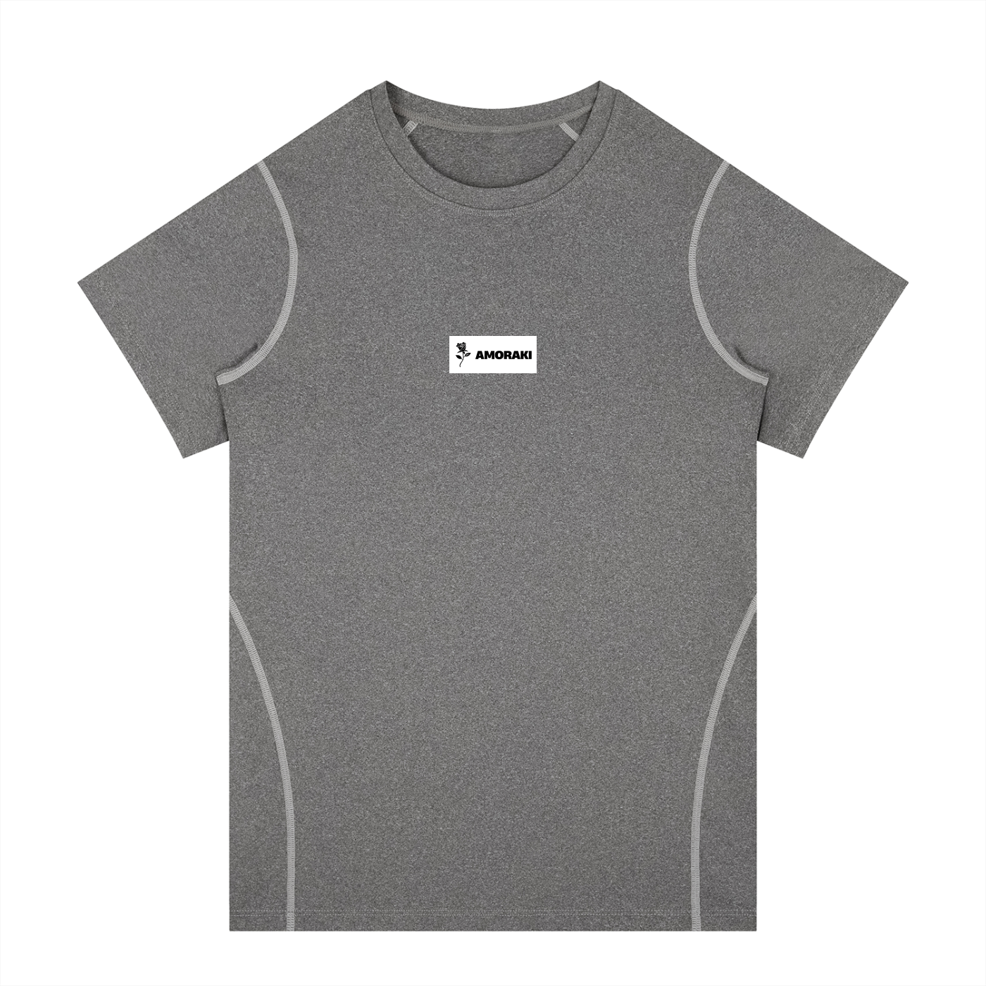 AMORAKI MEN'S CONTRAST STITCH SPORT TEE