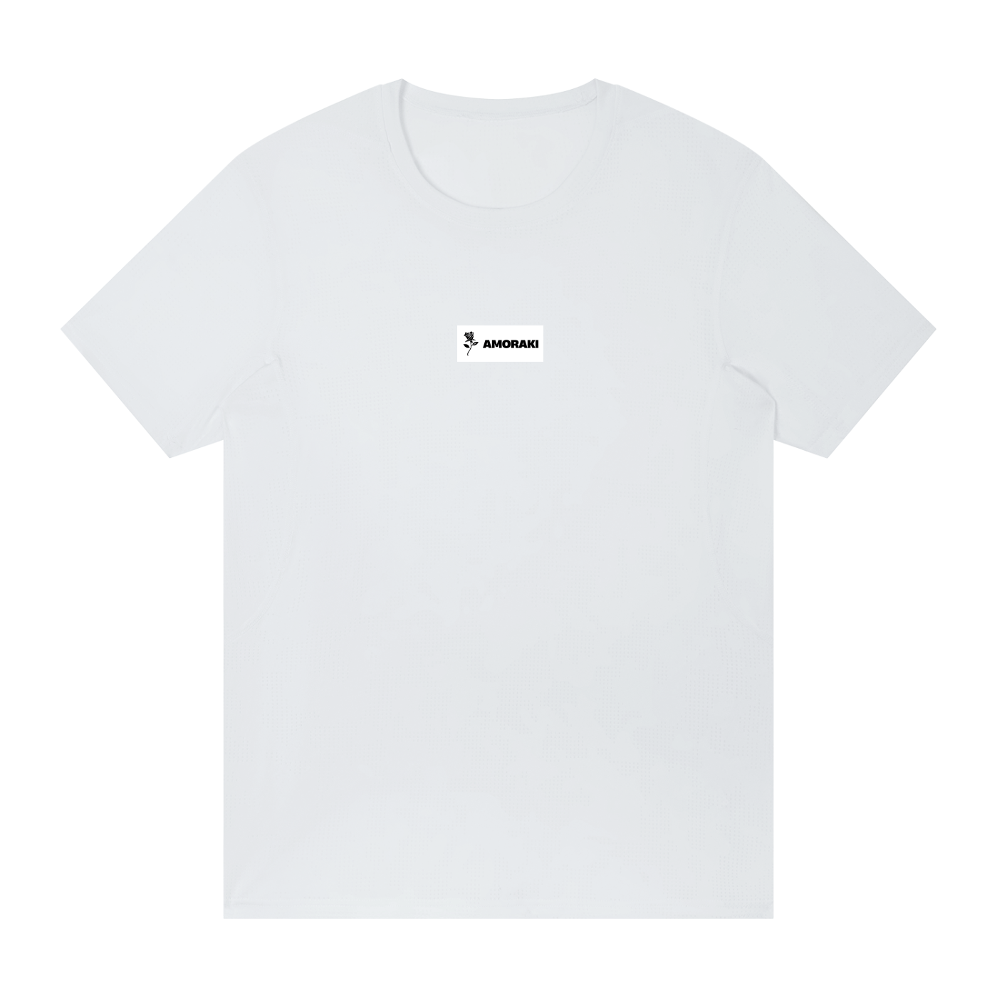 AMORAKI MEN'S JACQUARD MESH TEE