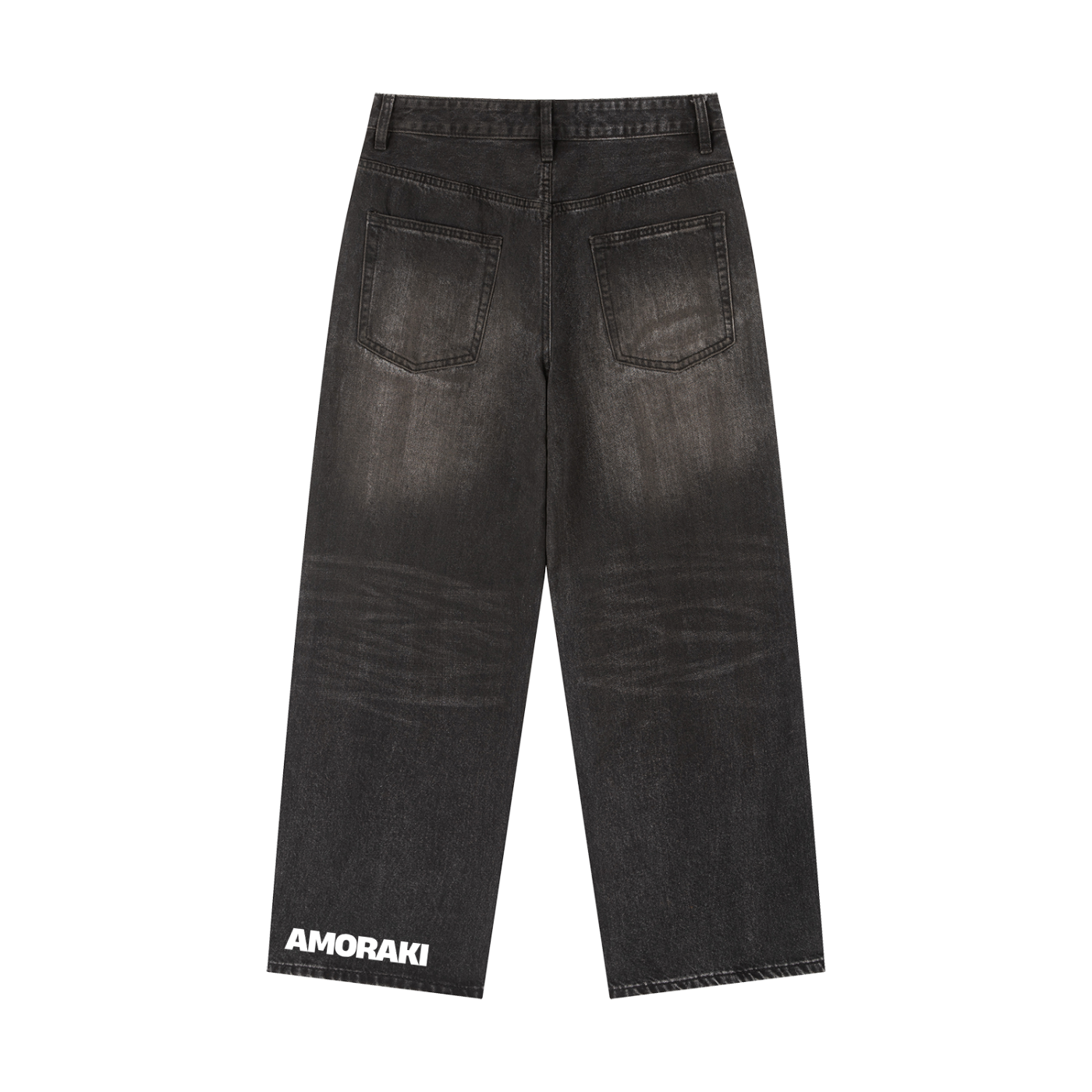 AMORAKI MEN'S BLACK JEANS