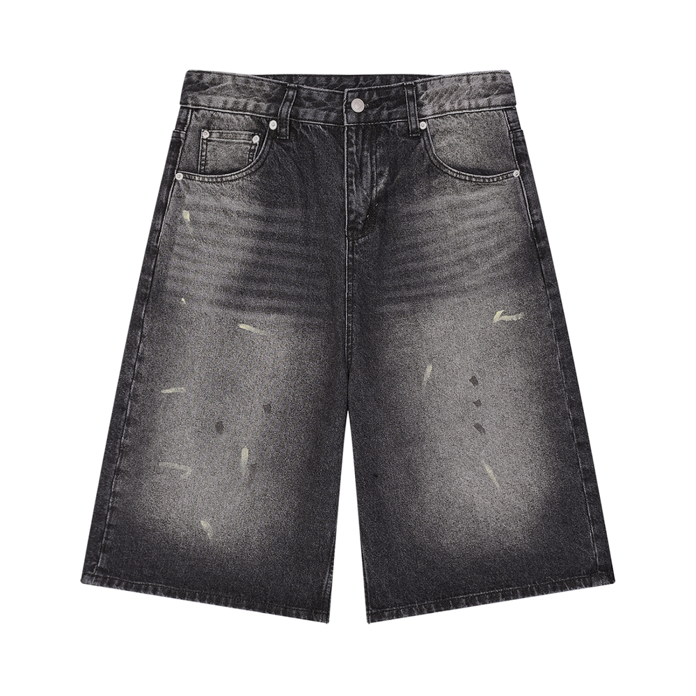 AMORAKI VINTAGE BLACK JORTS