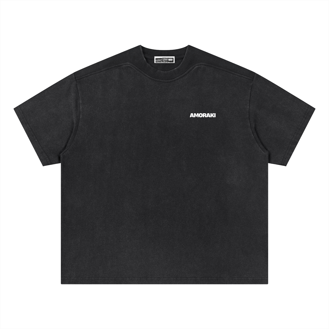 AMORAKI VINTAGE WASH BOXY TEE