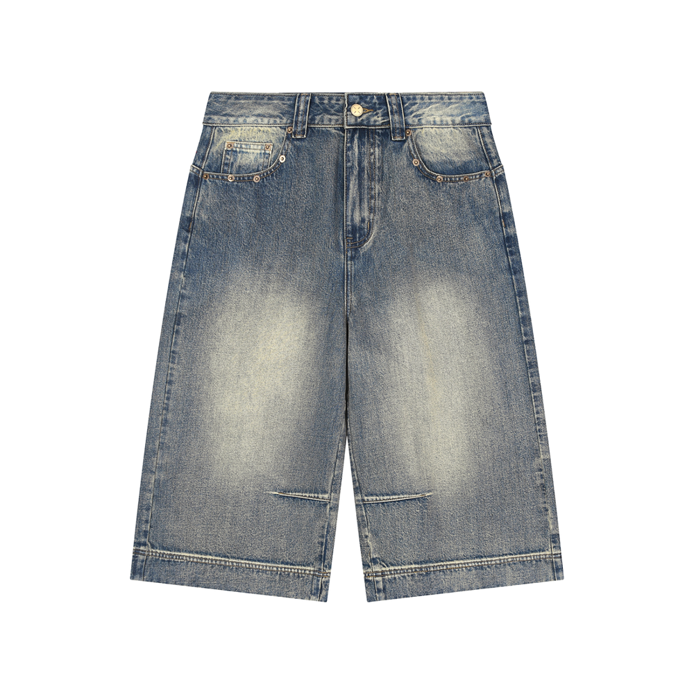 AMORAKI UNISEX VINTAGE WASH JORTS
