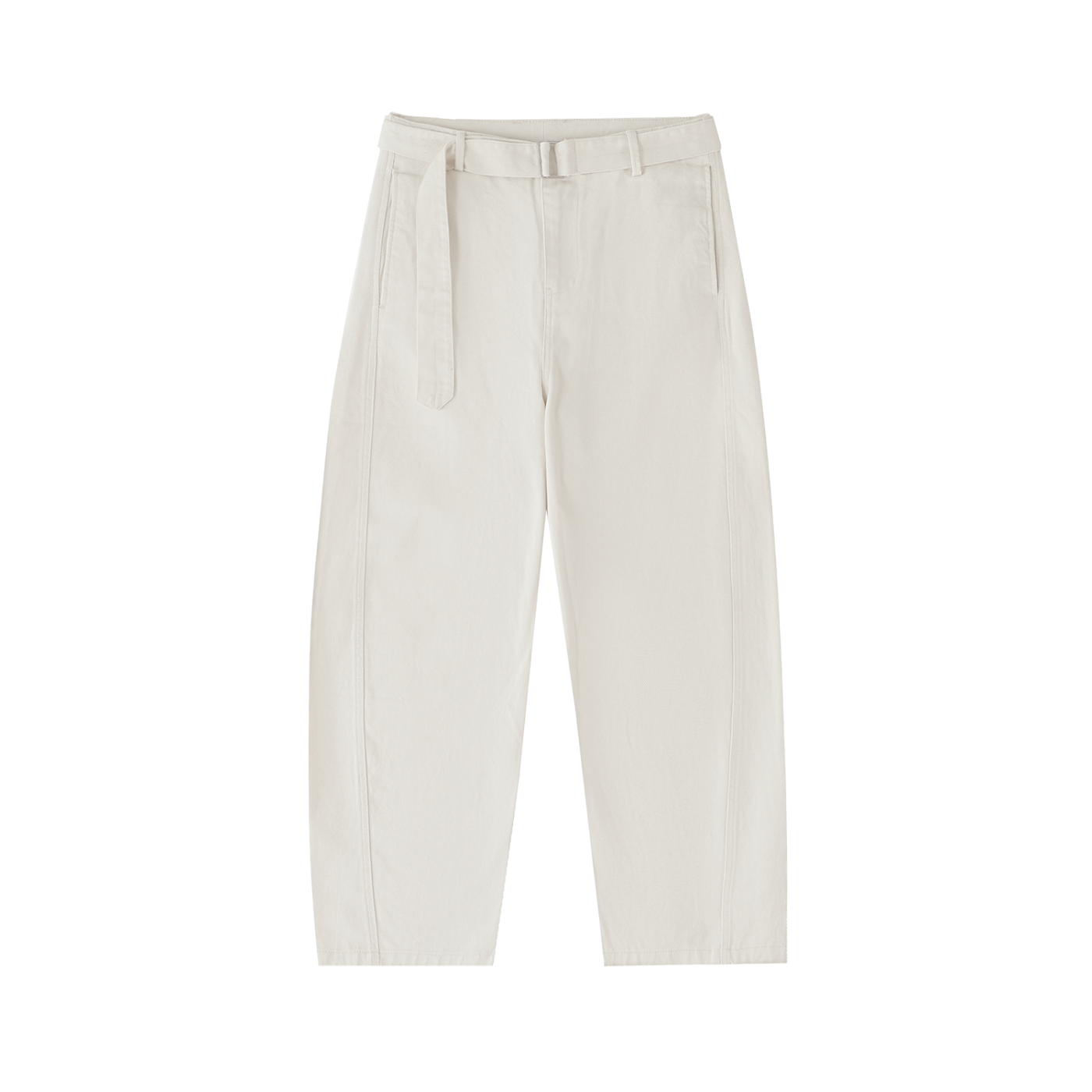 AMORAKI WOMEN'S BARREL LEG CHINO PANTS