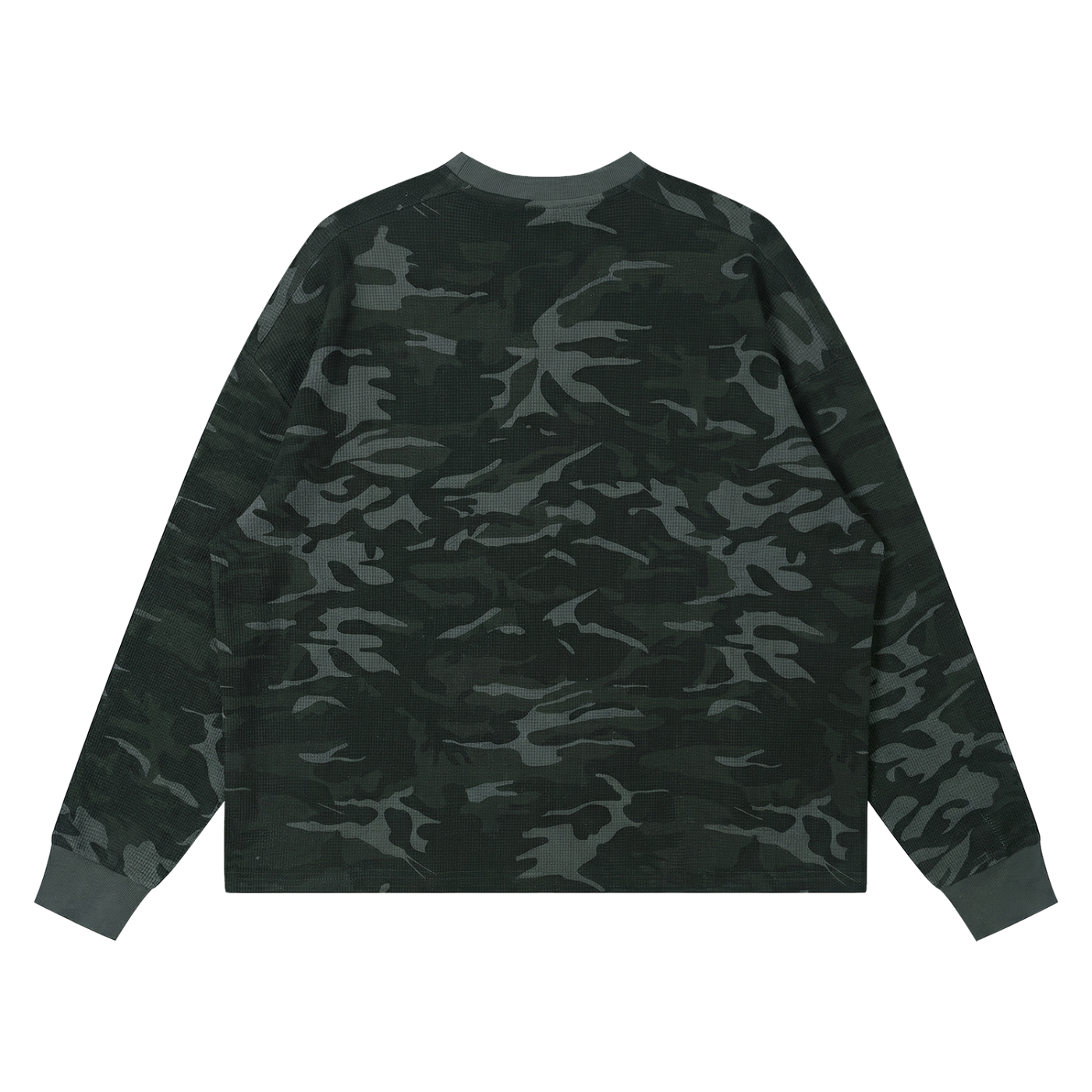 AMORAKI WAFFLE BOXY LONG SLEEVE