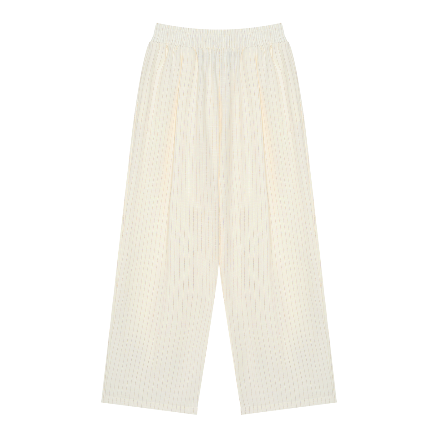 AMORAKI STRIPED PLEATED PANTS