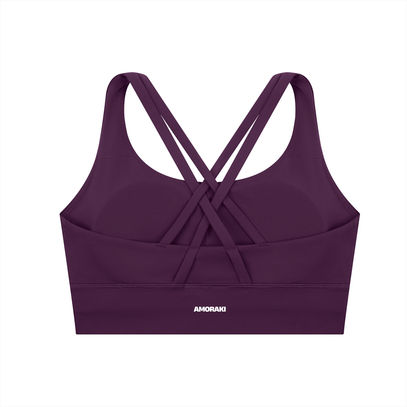 AMORAKI WOMEN'S CRISS-CROSS SPORTS BRA