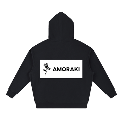 AMORAKI BACKSTAMP OVERSIZED HOODIE