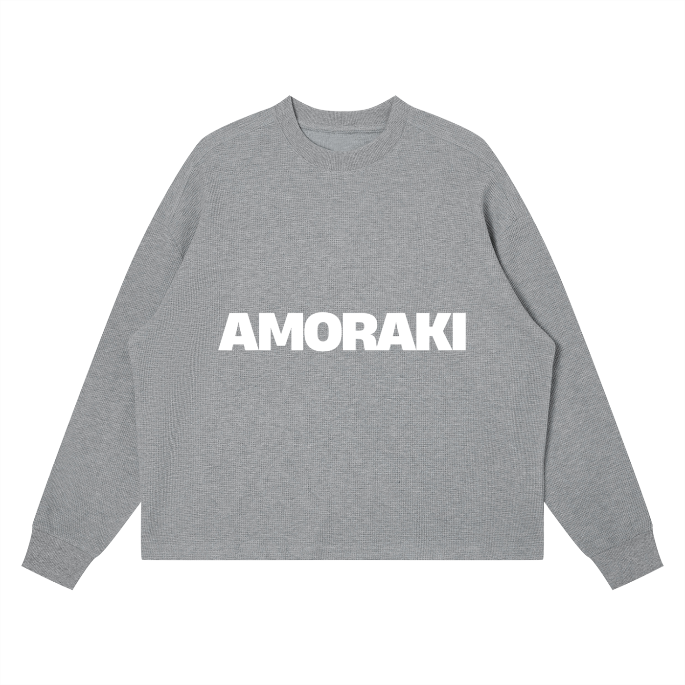 AMORAKI WAFFLE BOXY LONG SLEEVE