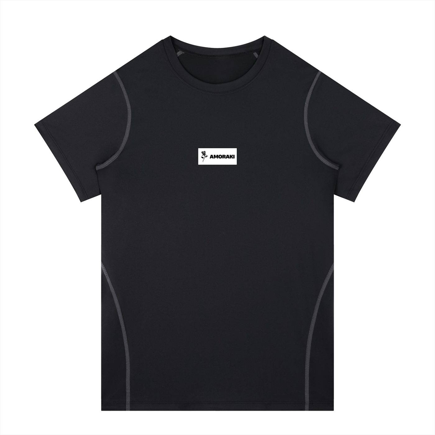 AMORAKI MEN'S CONTRAST STITCH SPORT TEE