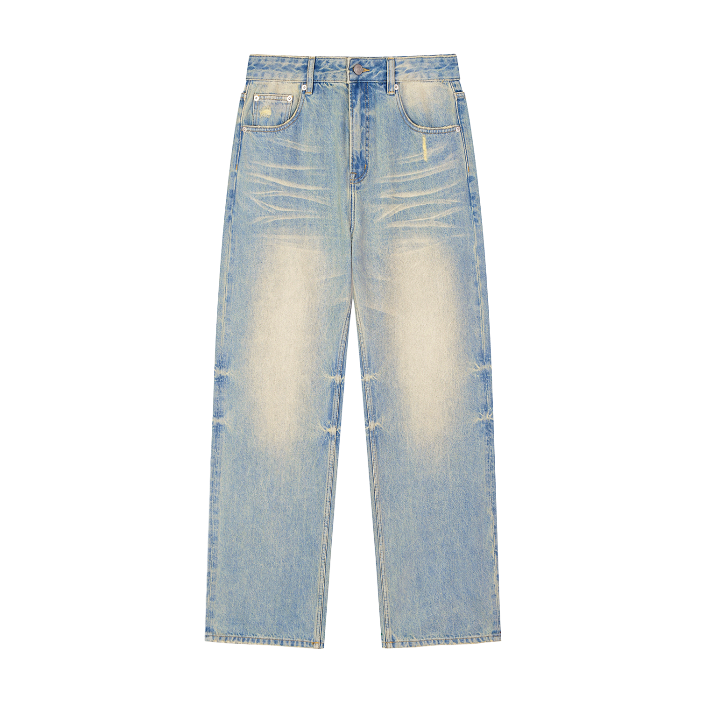 AMORAKI SUN FADED DENIM JEANS
