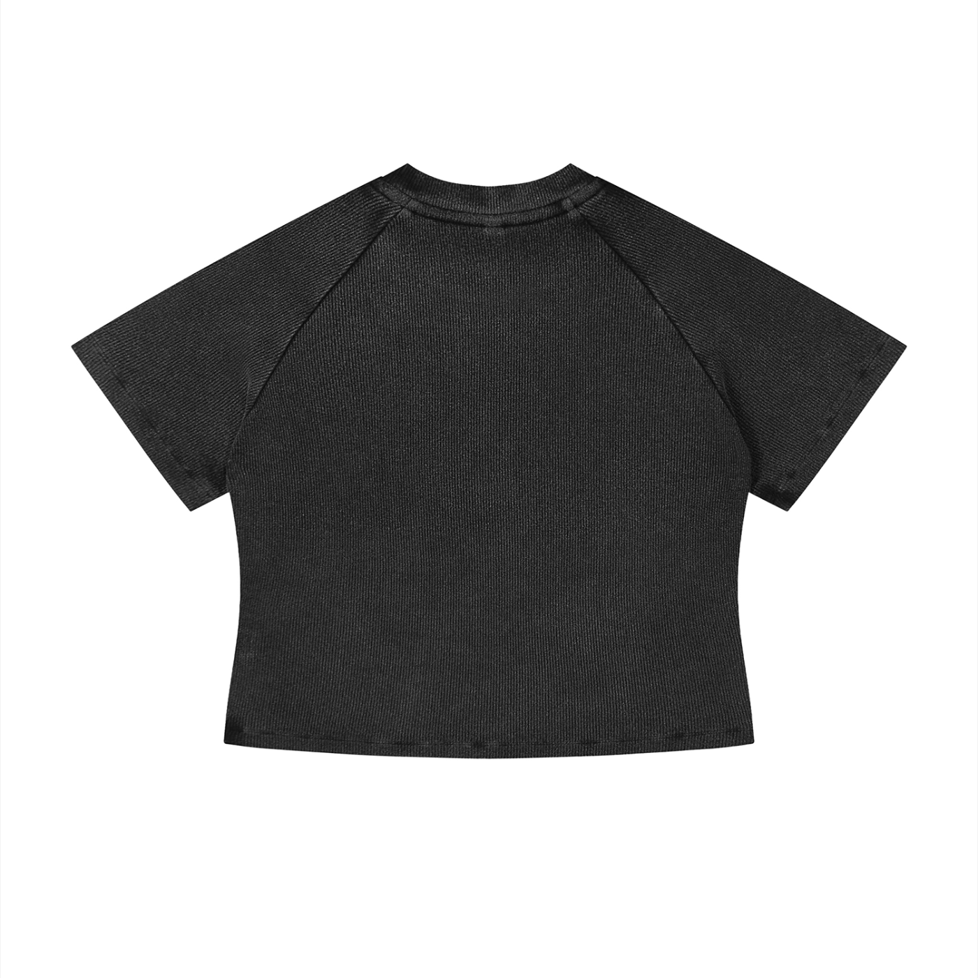 AMORAKI WOMEN'S MINERAL WASH CROP TEE