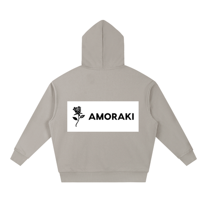 AMORAKI BACKSTAMP OVERSIZED HOODIE