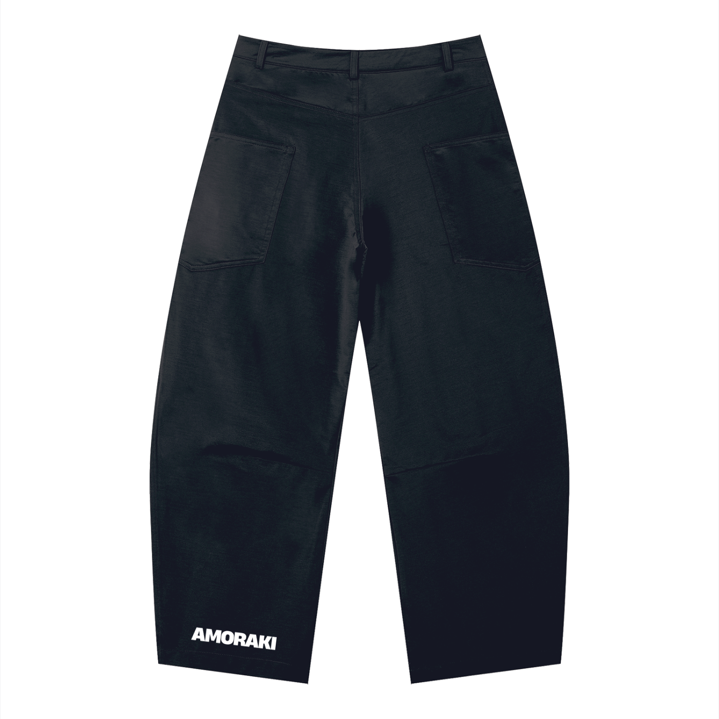 AMORAKI MEN'S STRUCTURED BARREL PANTS