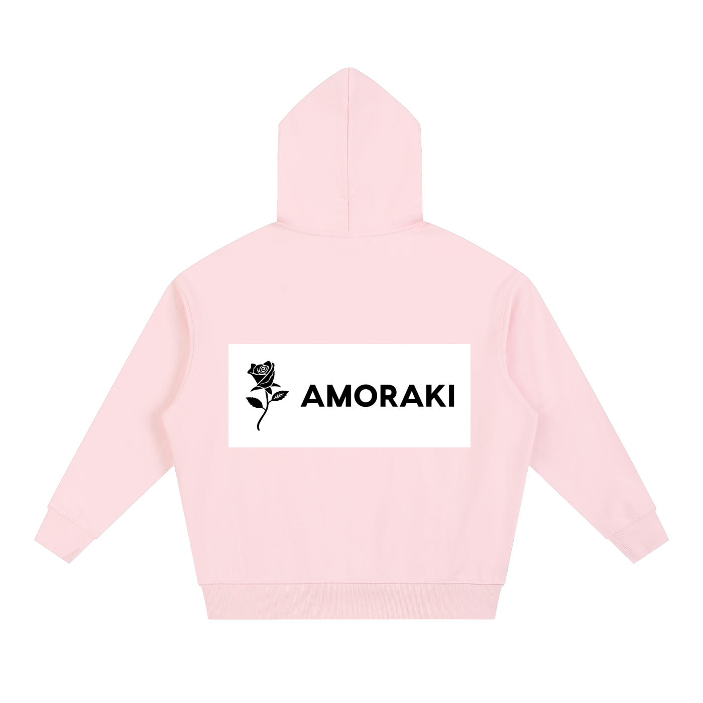 AMORAKI BACKSTAMP OVERSIZED HOODIE