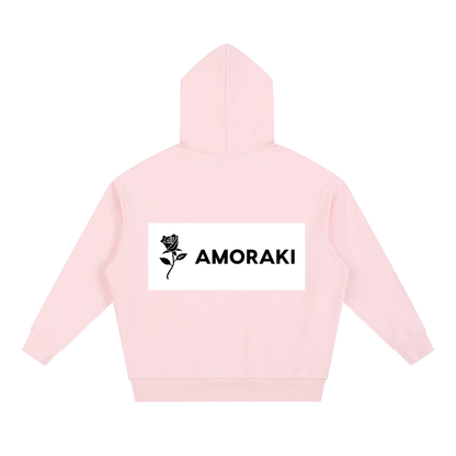 AMORAKI BACKSTAMP OVERSIZED HOODIE